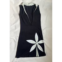 Flower motif dress