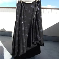 ラメ　asymmetry skirt