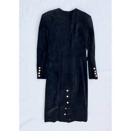 Suede Leather　dress
