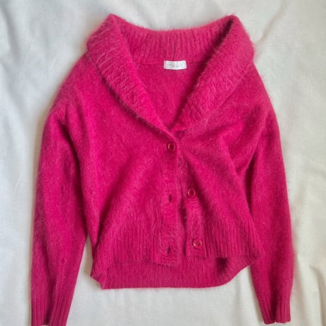 pink cardigan