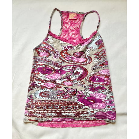 pink race camisole