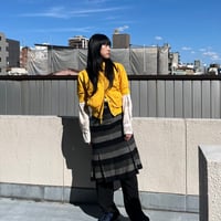 border wool skirt
