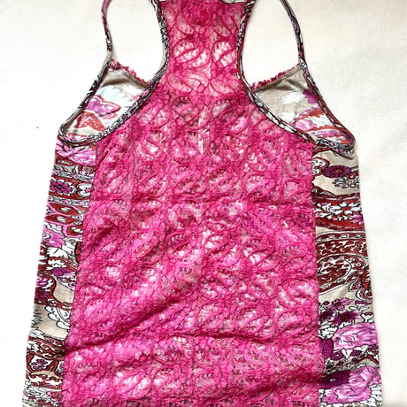 pink race camisole