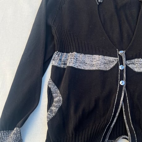 glitter design cardigan