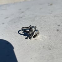 silver925 koala locket ring