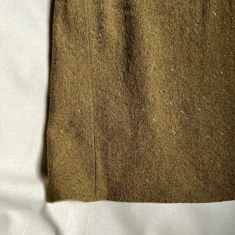 wool long tight skirt