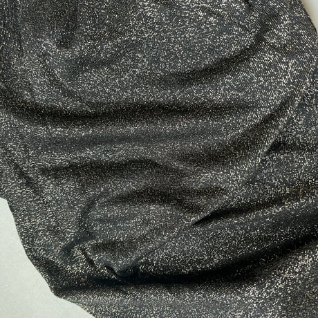GOLD glitter slit skirt
