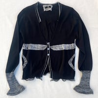 glitter design cardigan