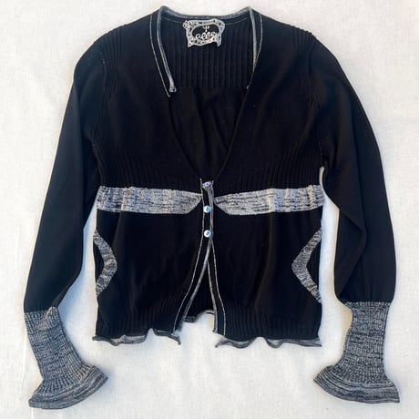 glitter design cardigan