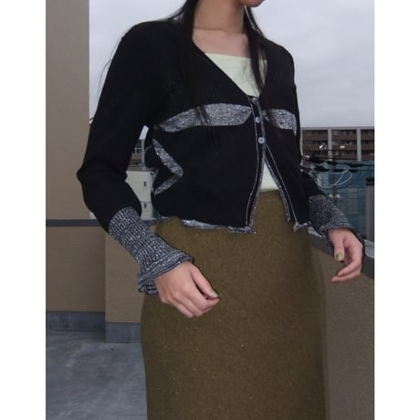 glitter design cardigan