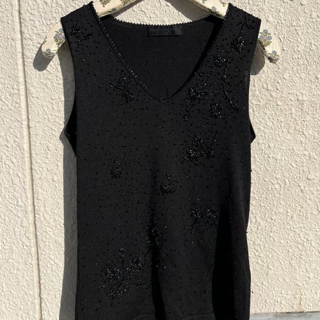silk bijou tank top
