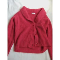 pink cardigan