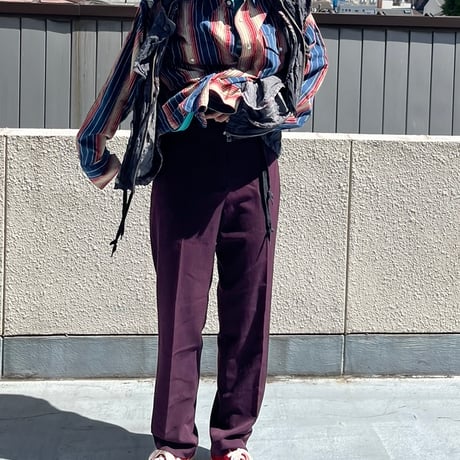 trousers purple