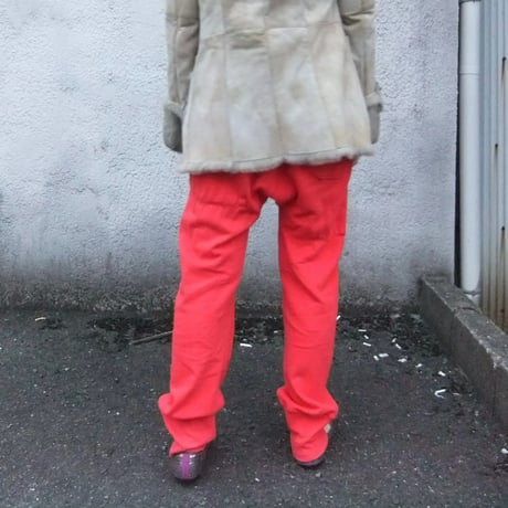 Orange sweat pants