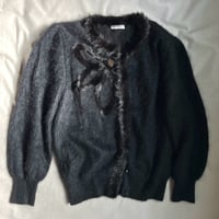 Angola black cardigan