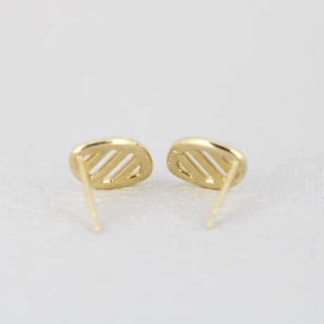 《Stripes》  K18/K10 ティアドロップピアス// K18/K10 Teardrop Pierce