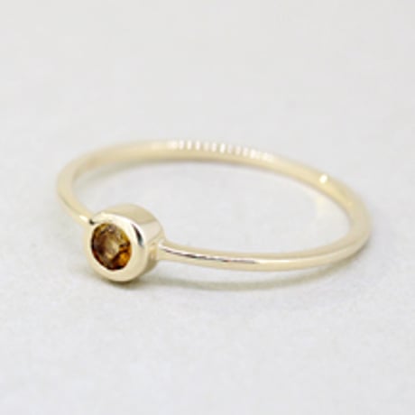 《Parts》 K10 パズルリング(トルマリン/オレンジ）//K10 Puzzle Ring(Tourmaline/Orange)