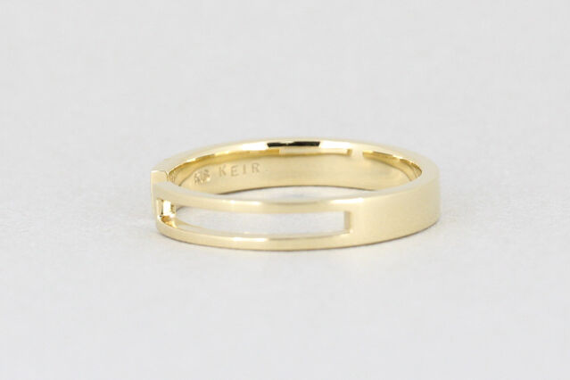 Frame》 K18/K10 レクタングル オープンリング// K18/K10 Recta