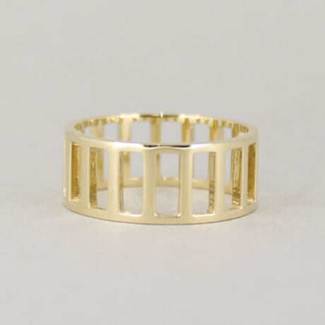 《Stripes》  K18/K10 ワイドリング "クラウン"// K18/K10 Wide Rinf "CROWN"