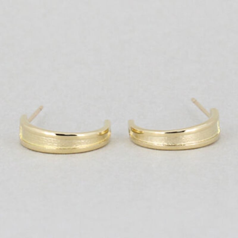 k24の　k18の菅？　k10のピアス Frame》 K18/K10 レールピアス K18/K10 Rail Pierce | K