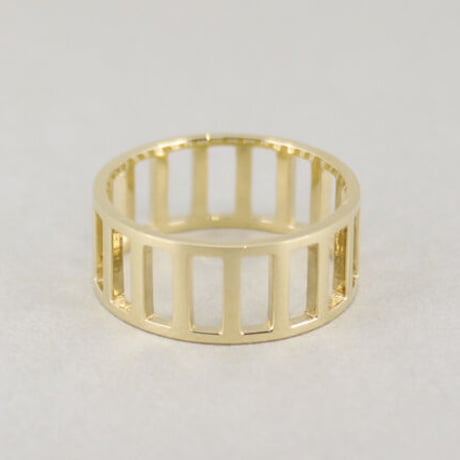 《Stripes》  K18/K10 ワイドリング "クラウン"// K18/K10 Wide Rinf "CROWN"