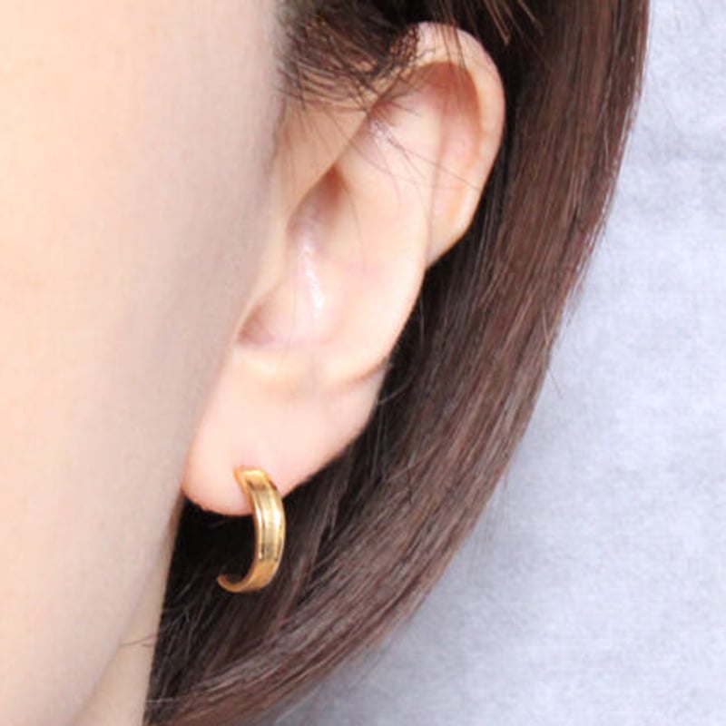 Ｋ18 ピアス シトリン K18/K10 ピアス(片耳)・アルガ
