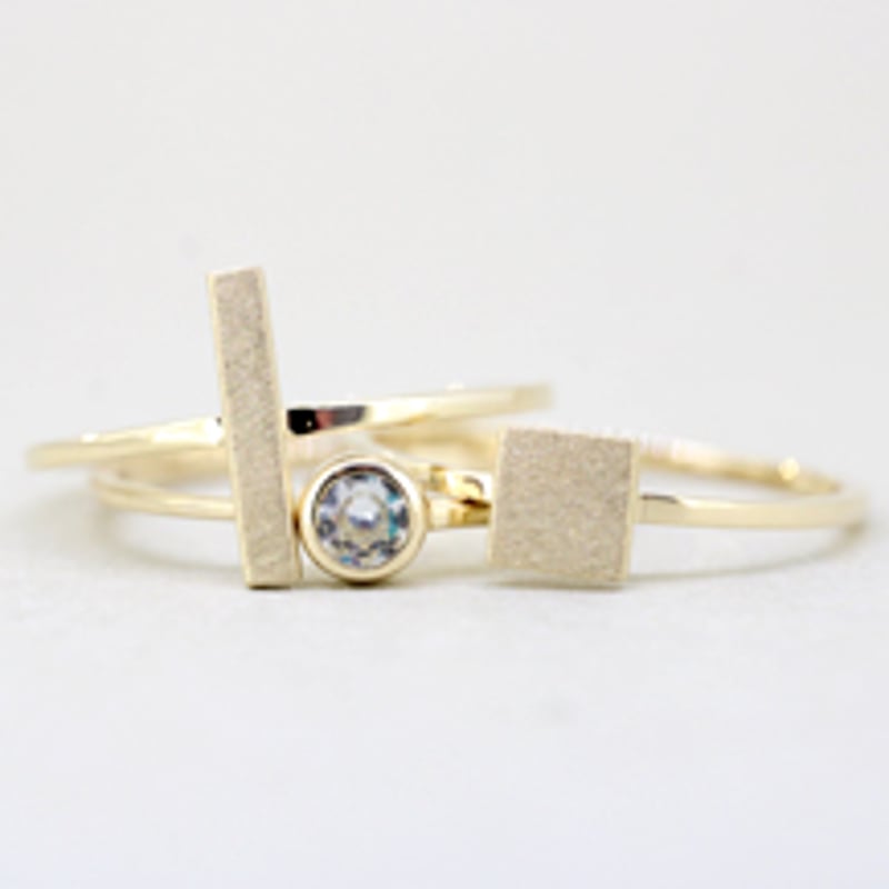Parts》 K10 パズルリング(スクエア)//K10 Puzzle Ring(Squar Parts》 K10 パズルリング(スクエア)//K10 Puzzle Ring(Squar