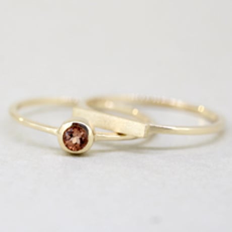 《Parts》 K10 パズルリング(レクタングルー横）//K10 Puzzle Ring(Rectangle-yoko)