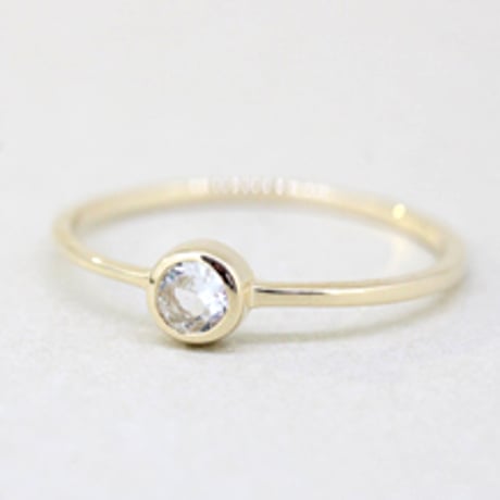 《Parts》 K10 パズルリング(ホワイトサファイア）//K10 P0uzzle Ring(White Sapphire)