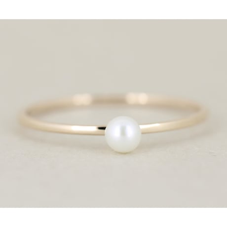 《Parts》 K10 パズルリング(スフィア/パール・ホワイト）//K10 Puzzle Ring(Sphere/Pearl・White)
