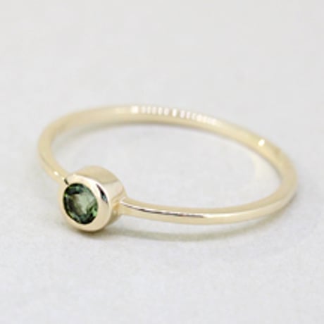 《Parts》 K10 パズルリング(トルマリン/グリーン）//K10 Puzzle Ring(Tourmaline/Green)