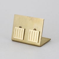 《Stripes》  K18/K10 スクエアピアス// K18/K10  Square Pierce