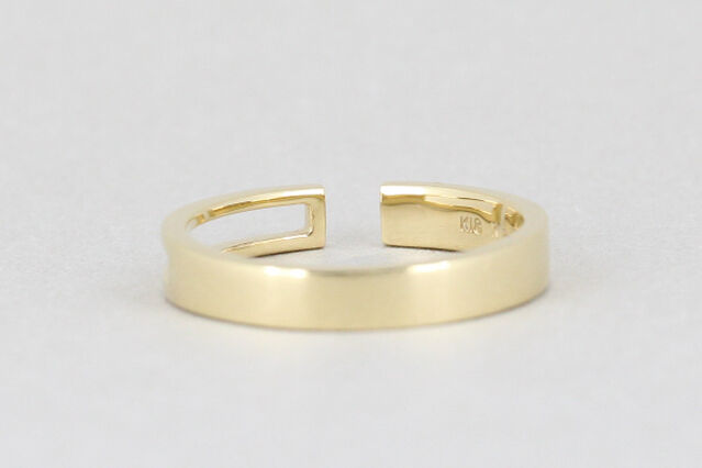 Frame》 K18/K10 レクタングル オープンリング// K18/K10 Recta