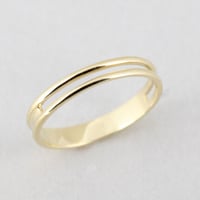 《Frame》  K18/K10 ラウンドレールリング//K18/K10 Round Rail Ring