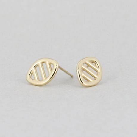 《Stripes》  K18/K10 ティアドロップピアス// K18/K10 Teardrop Pierce