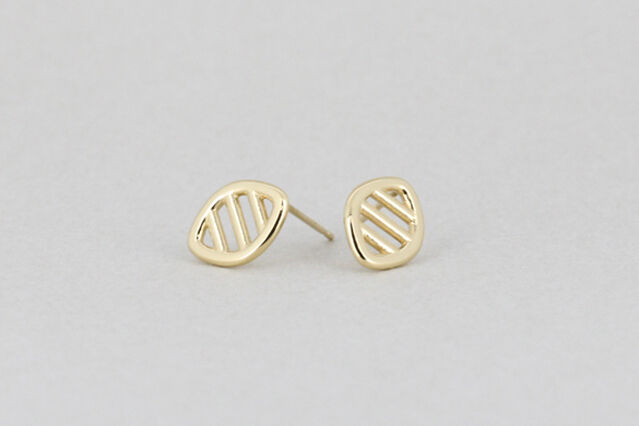 Stripes》 K18/K10 ティアドロップピアス// K18/K10 Teardro