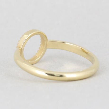 《Frame》  K18/K10 ミルグレイン サークルリング// K18/K10 Milgrain Circle Ring