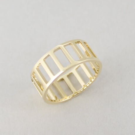 《Stripes》  K18/K10 ワイドリング "クラウン"// K18/K10 Wide Rinf "CROWN"