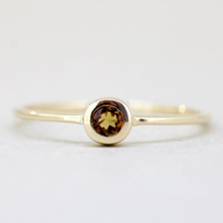 《Parts》 K10 パズルリング(トルマリン/オレンジ）//K10 Puzzle Ring(Tourmaline/Orange)