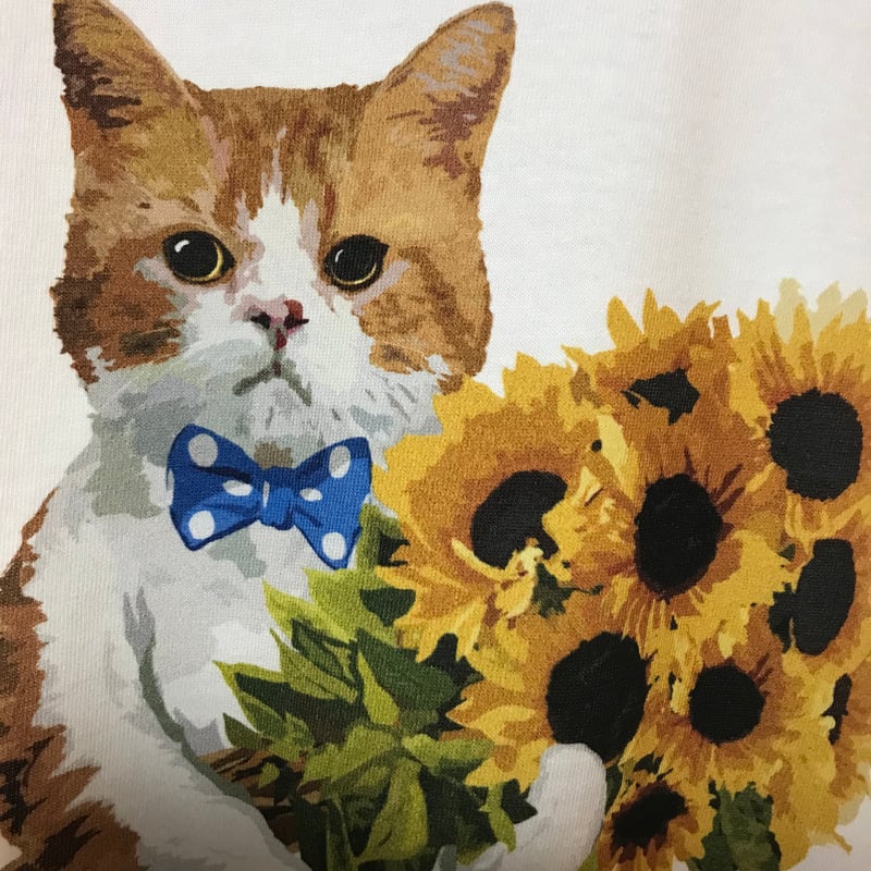 はにゃ束ねこ 3rd』（ひまわりねこ）Tシャツ | A BECKONING CAT