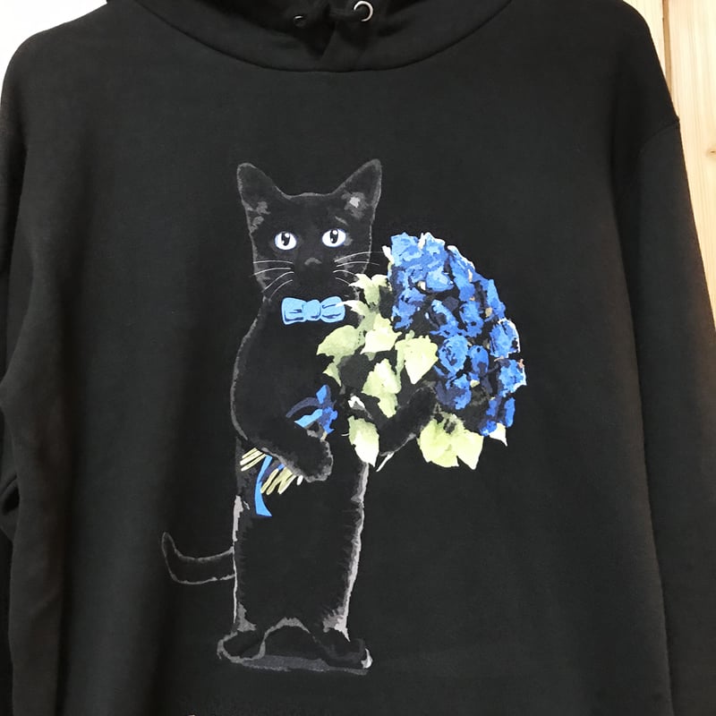 かえってきたねこぱーかー(黒)&くつベラ かえってきたねこぱーかー(くろ) | だいふくやさん - トップス
