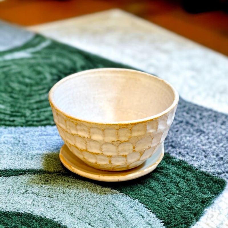 mitohi◼︎珊瑚植木鉢（受け皿付き） | うつわと雑貨のお店 minamo