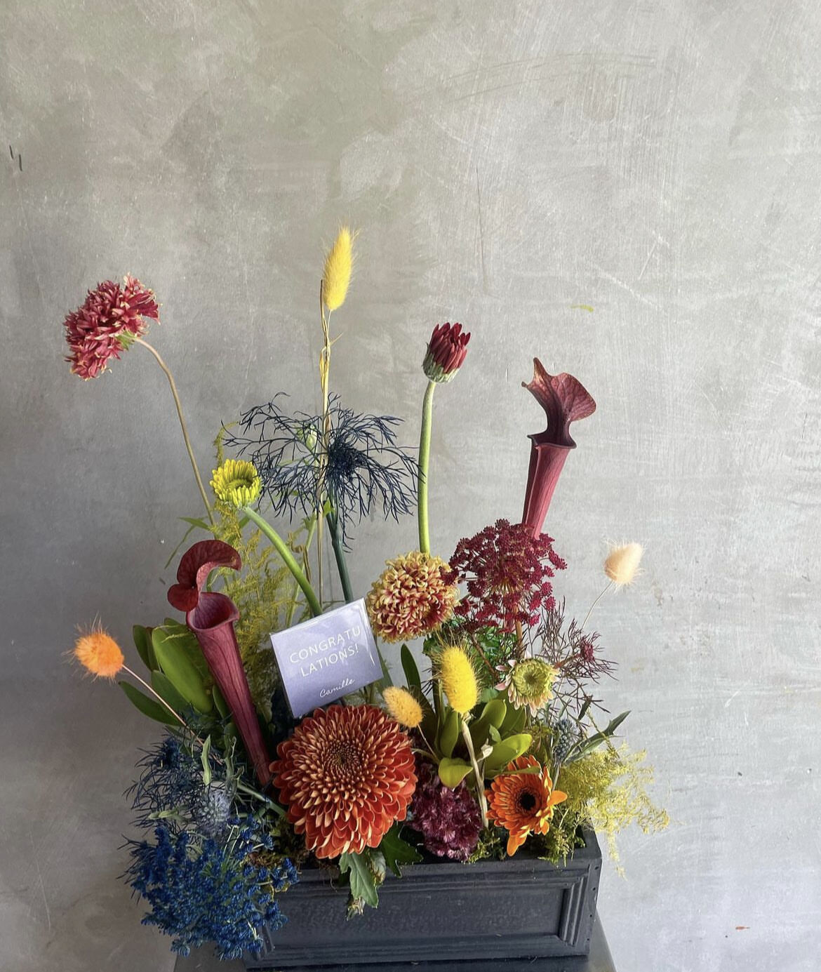 タイ[pan bai sri]ハンドメイド造花アレンジメント美しい伝統米の