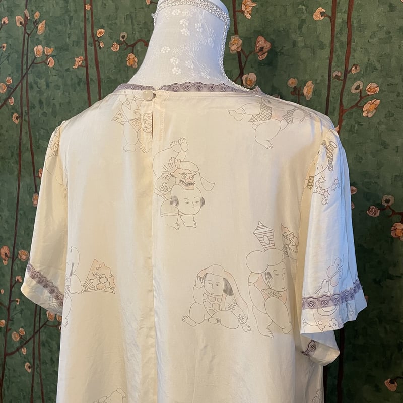 着物(裏地) リメイクレースブラウス | reformvibu's STORE