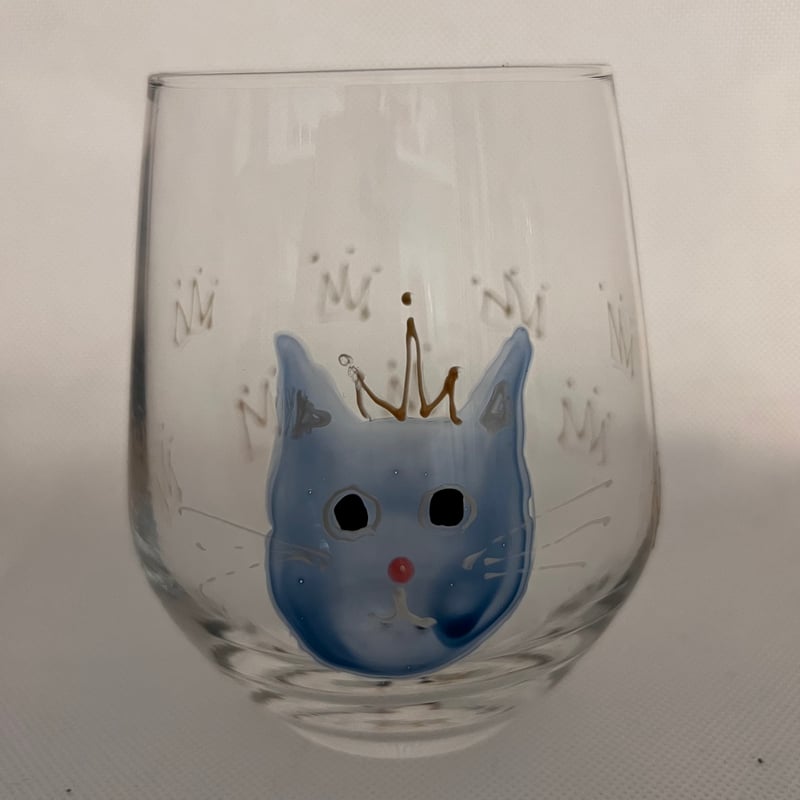 白鵬　記念グラス 川上麻衣子作品。 川上麻衣子手描きねこグラス 万能グラス 4種 | NYANAKA TOWN store