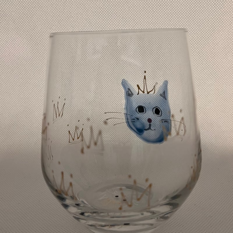 川上麻衣子手描きねこグラス 万能グラス 4種 | NYANAKA TOWN store