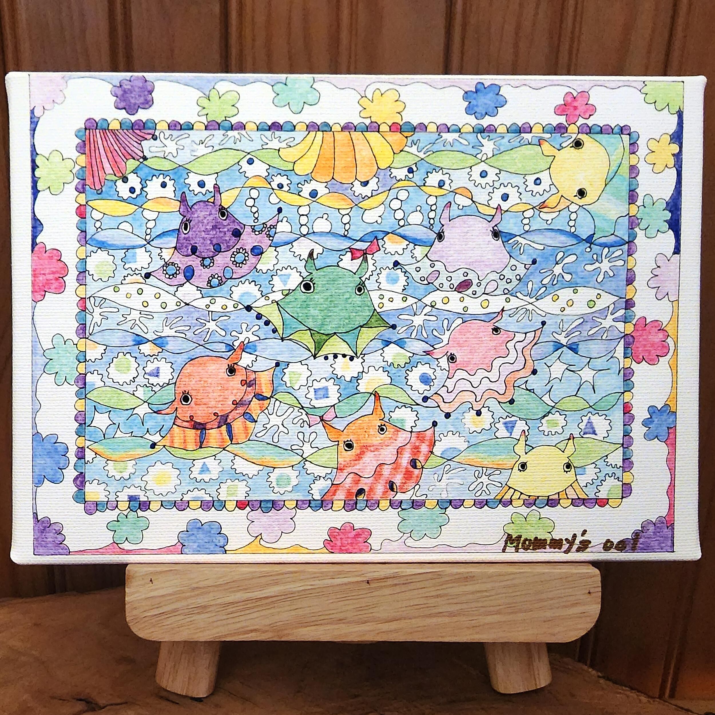 まいにちめんだこ　複製原画 original
