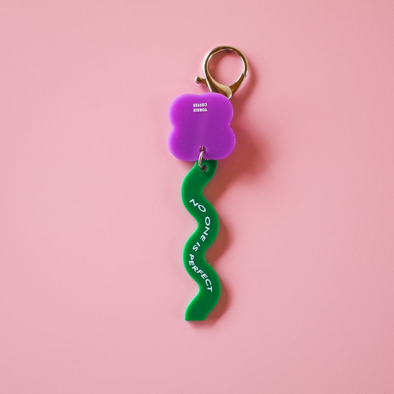 CANDY KEYCHAIN (flower) _ Purple | YORKIE COFFEE