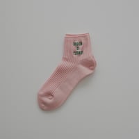 No one is Perfect socks（Pink）