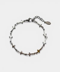 THE CROSS BRACELET (SILVER)